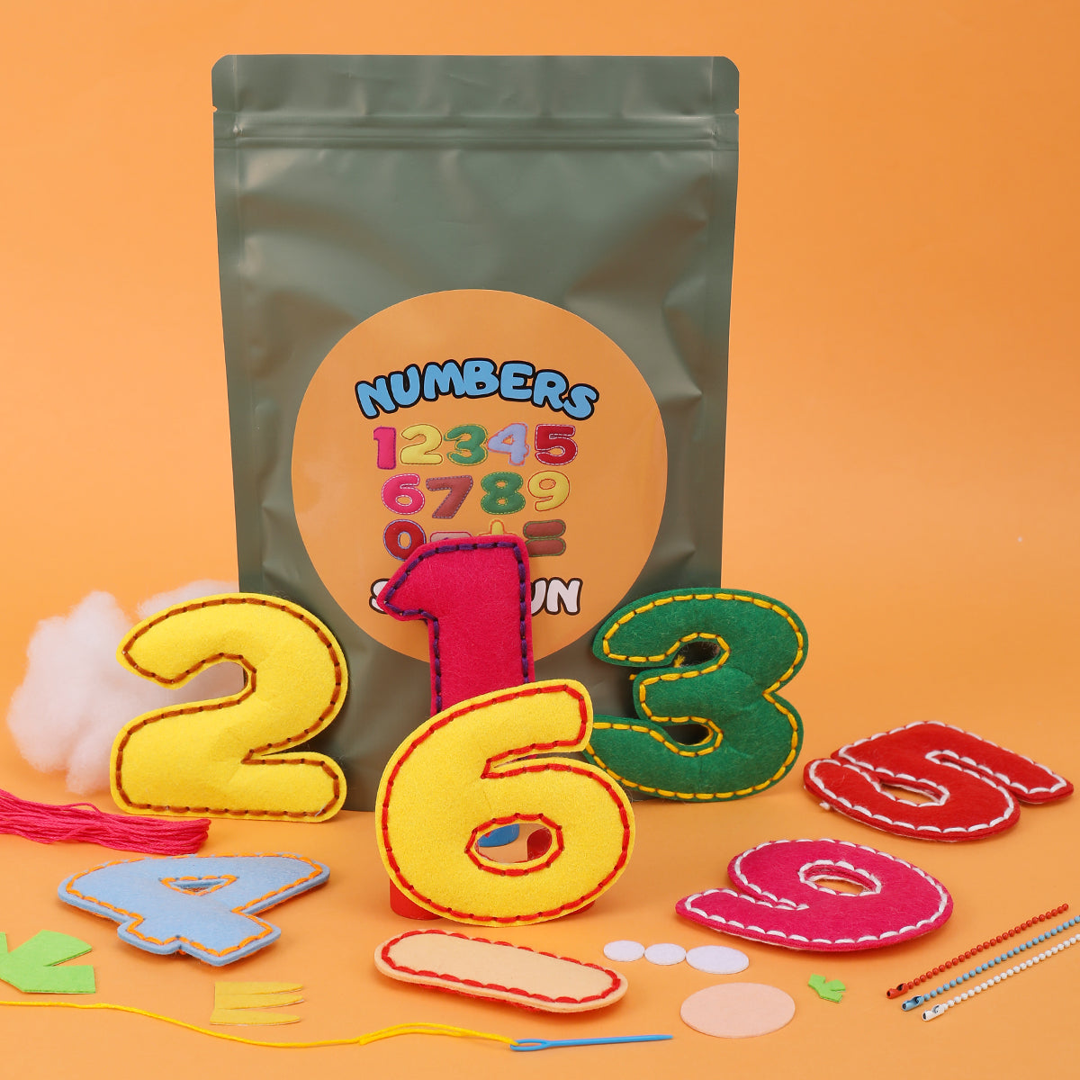 Numbers Craft Kit & Sewing Kit for Kids – Fun Educational DIY ...