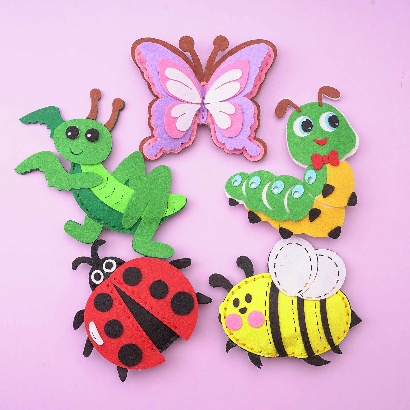 Insect Bodycraft Insect Craft Kit & Sewing Kit for Kids – Fun DIY Bug Projects ...