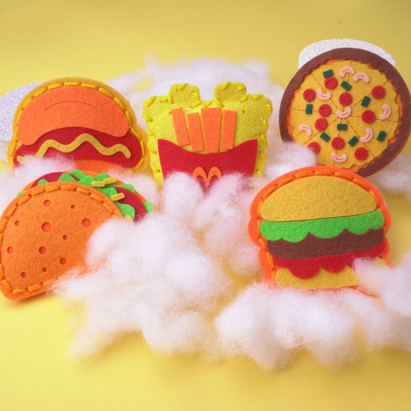 Takeout Craft Kit Sewing Kit for Kids – Fun DIY Food Plushies