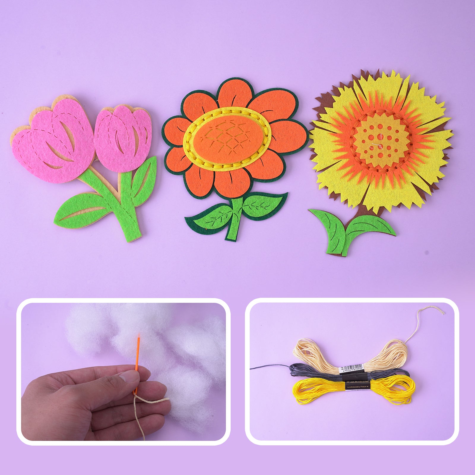 Spring Craft Kit & Sewing Kit for Kids – Creative DIY Plush Fun ...